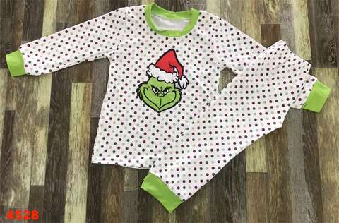 Polka Dot Long Sleeve Holiday Set