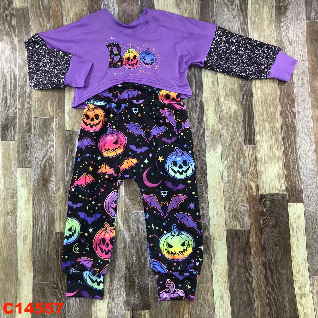 Halloween Children's Long Sleeve and Pants Set