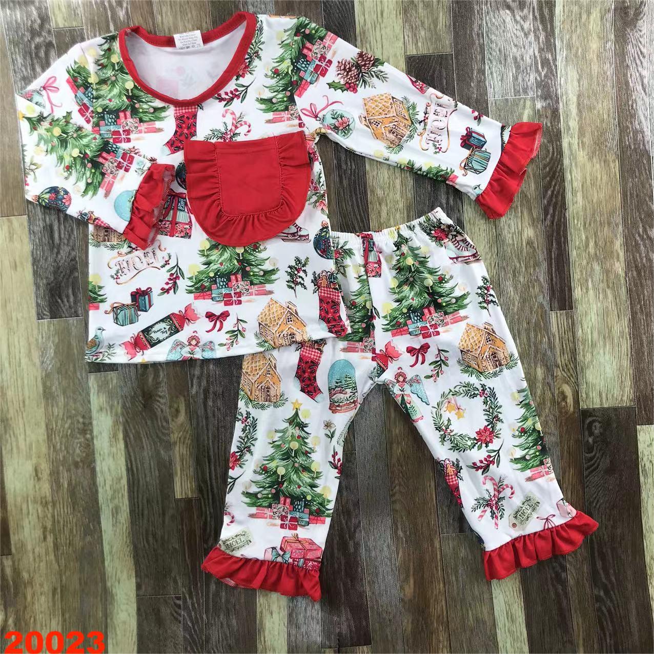 Christmas Themed Long Sleeve Set for Kids