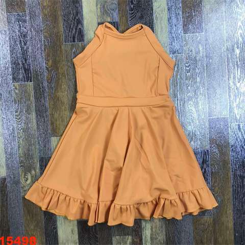 Sleeveless Ruffle Hem Children's Dress