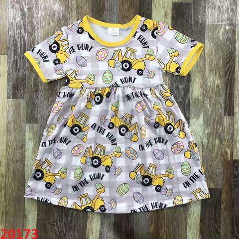 Construction Easter Egg Hunt Dress