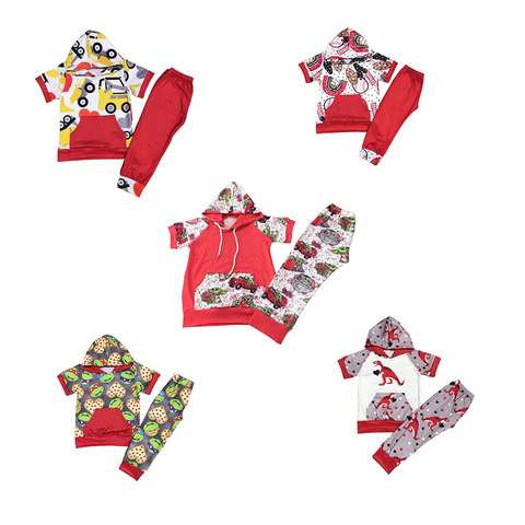 Children's Colorful Hoodie Sets