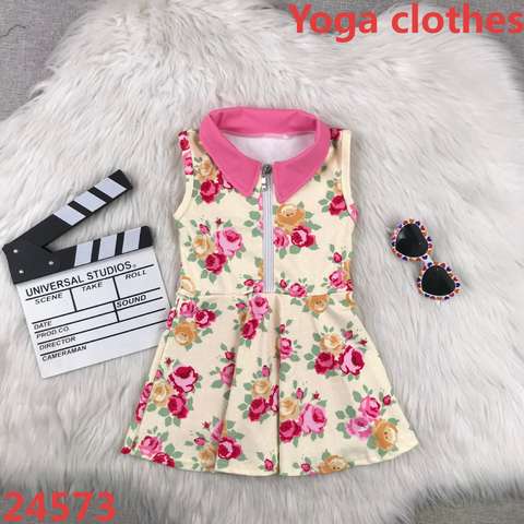 Floral Sleeveless Zipper Dress with Collar