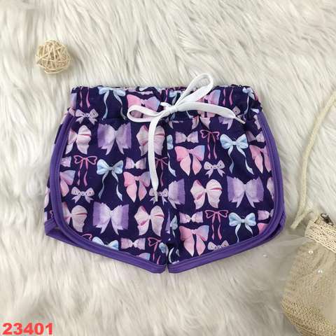 Children's Bow Patterned Shorts