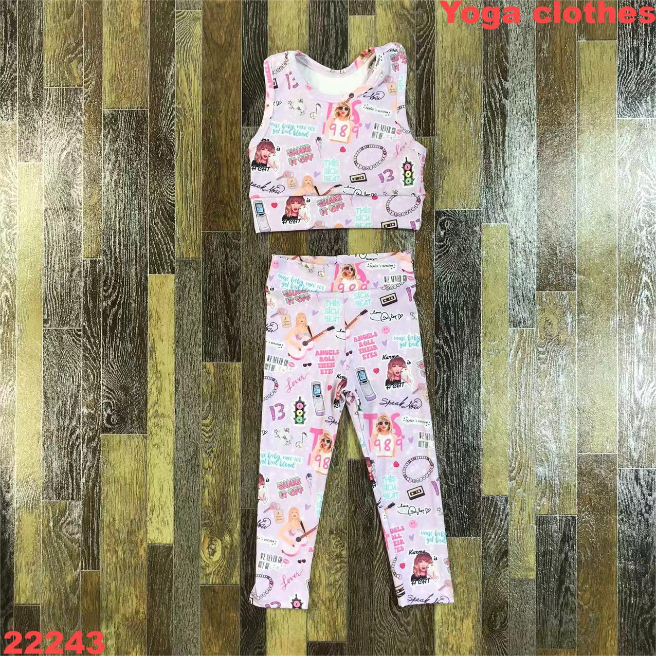 Children's Printed Yoga Set