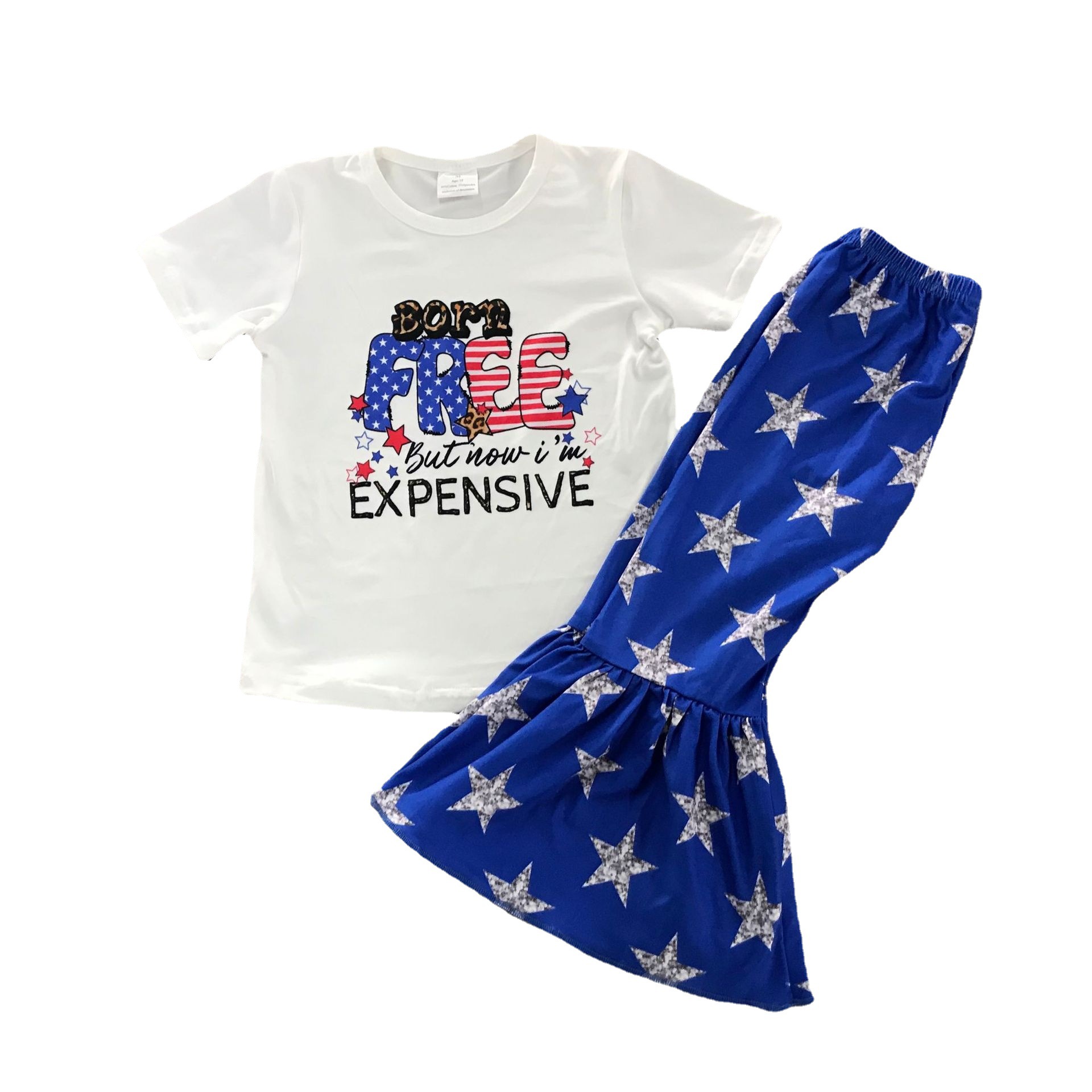 Patriotic Star Print Children's Ensemble