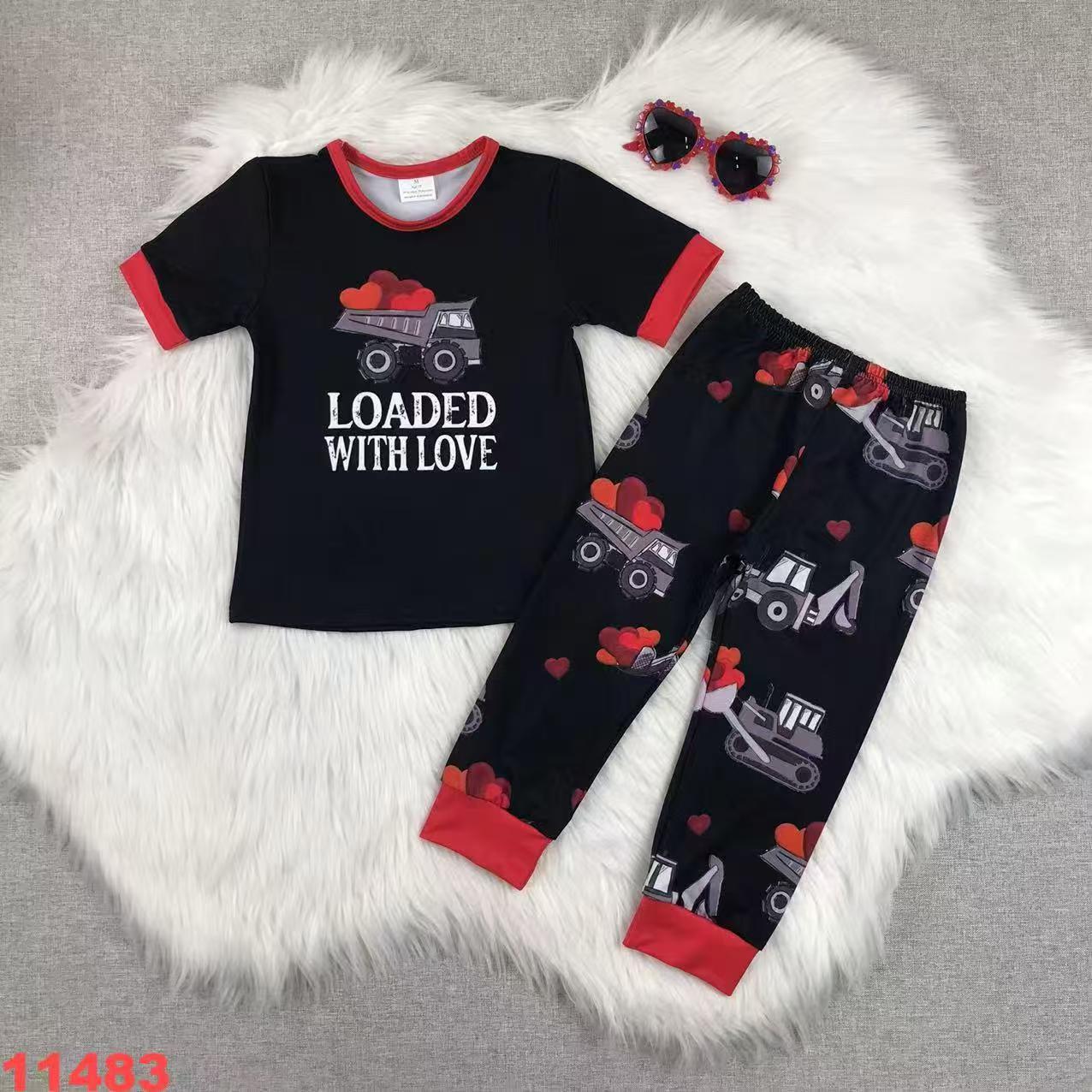Loaded with Love Short Sleeve Set