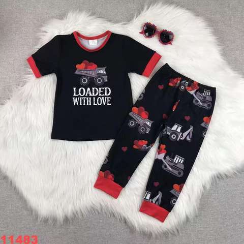 Loaded with Love Short Sleeve Set