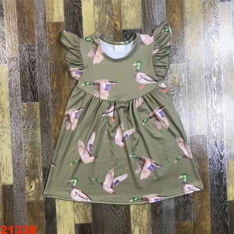 Duck Print Children's Dress