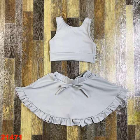 Children's Sleeveless Top and Skirt Set
