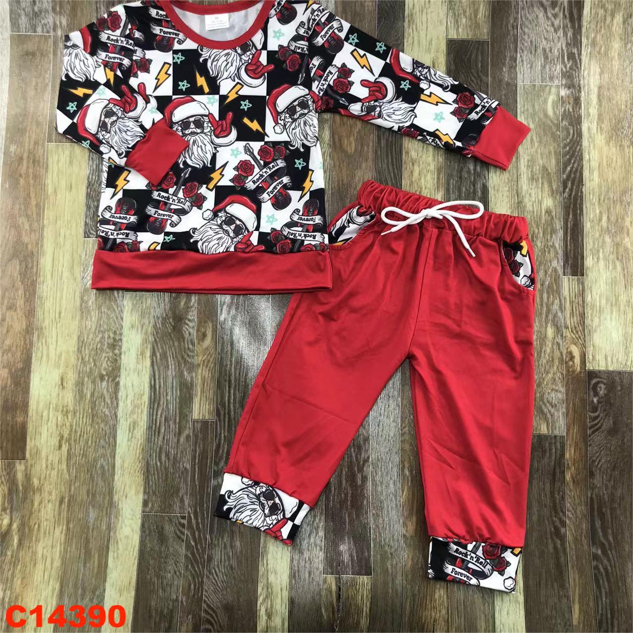 Kids' Festive Long Sleeve Clothing Set