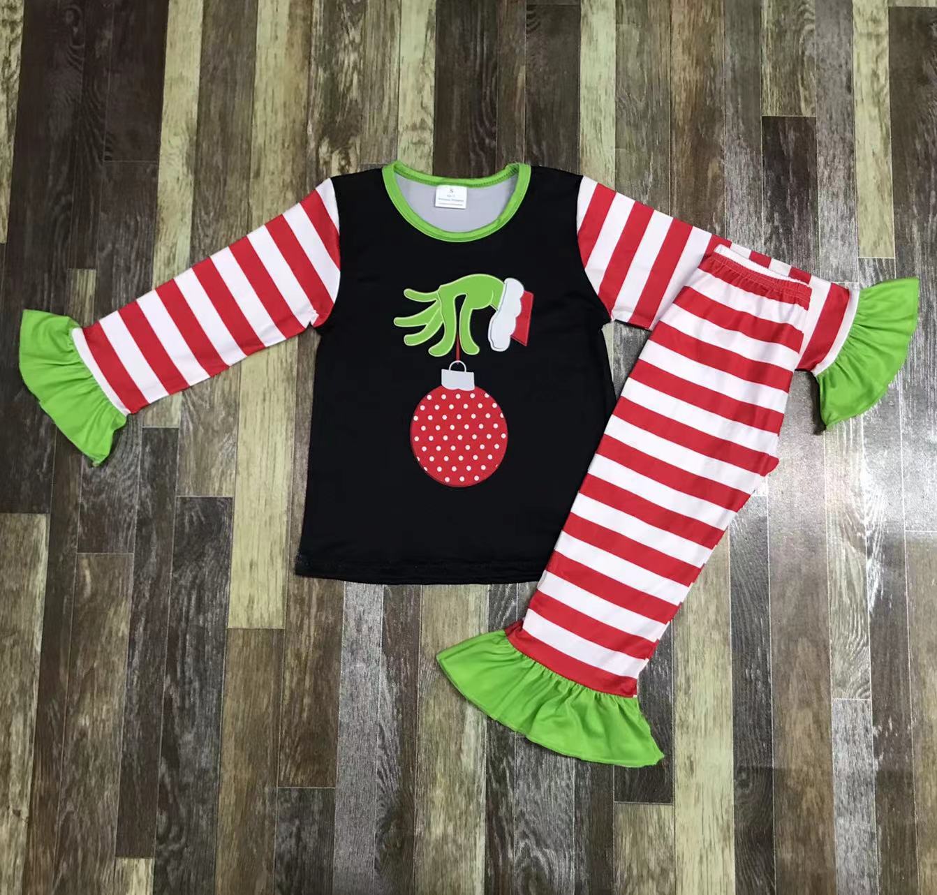 Festive Long Sleeve Children's Clothing Set