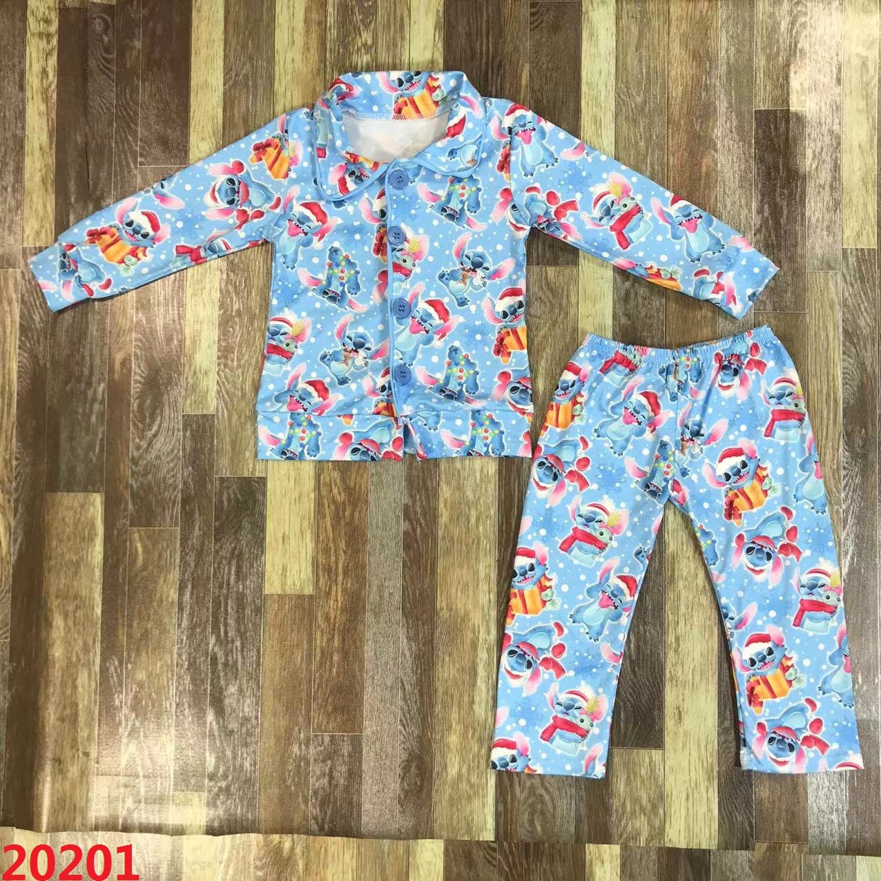 Children's Cartoon Long Sleeve Pajama Set