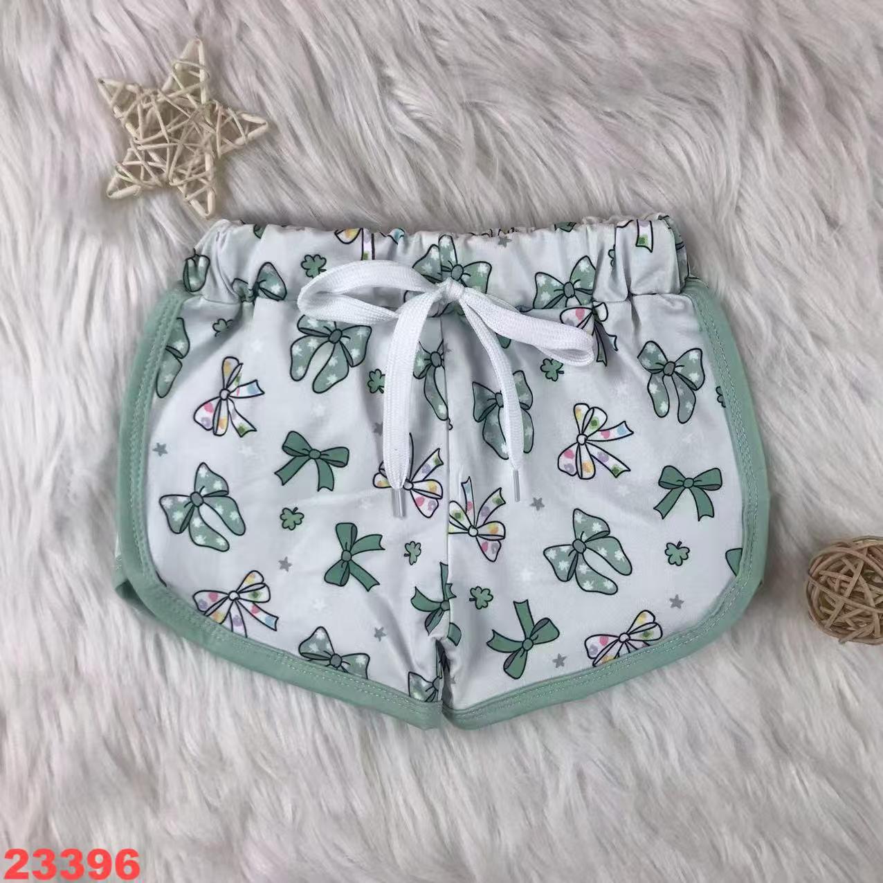 Children's Printed Shorts with Bow Design
