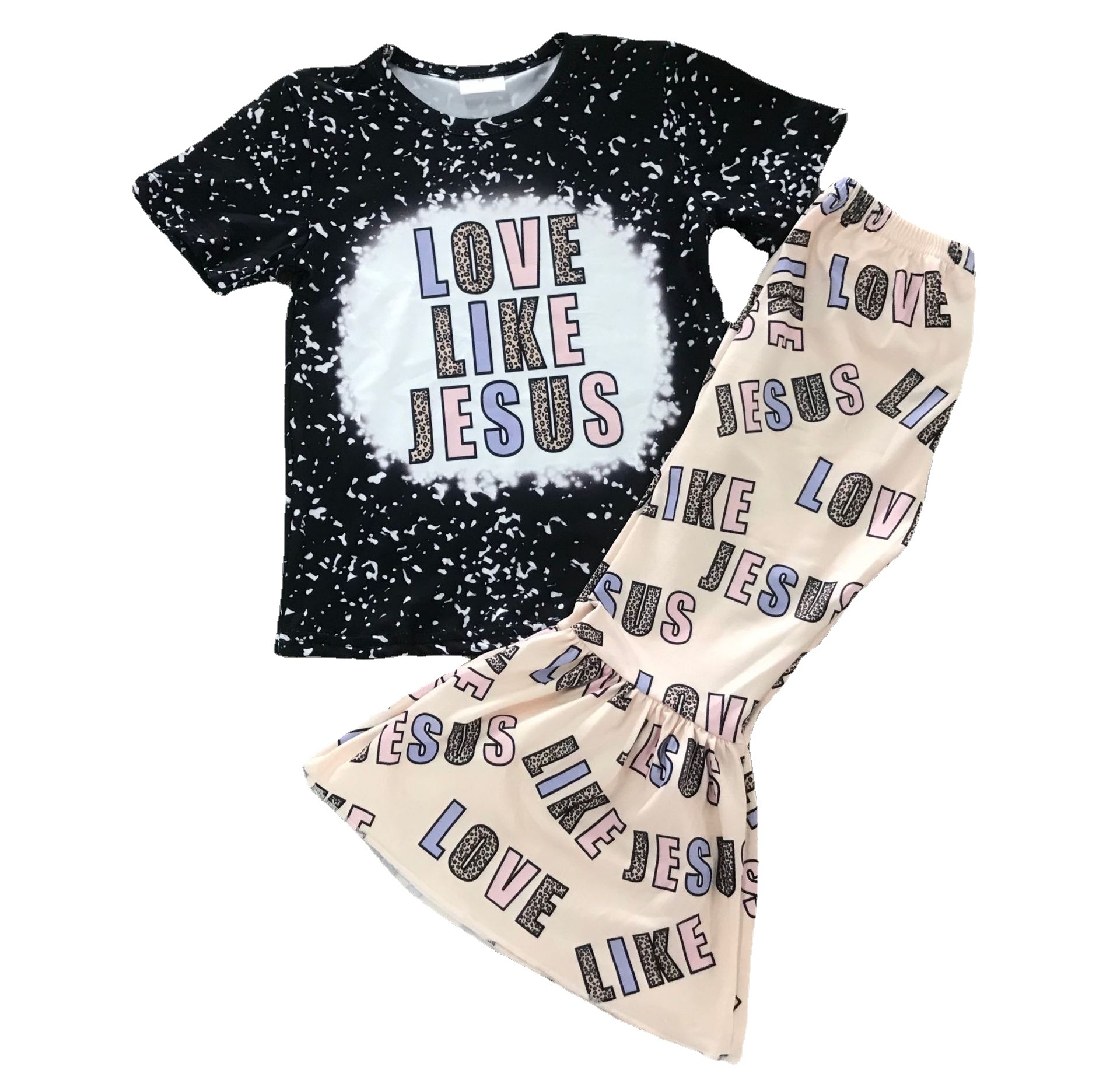 Love Like Jesus Short Sleeve Set