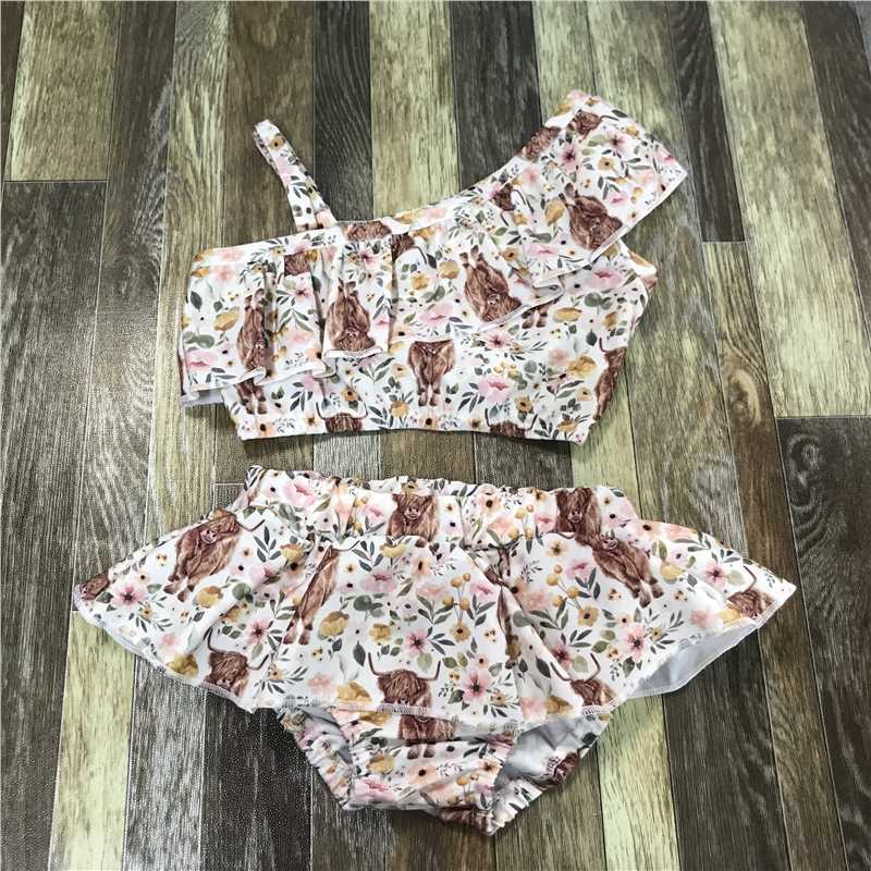 Floral Printed Two-Piece Outfit for Toddlers