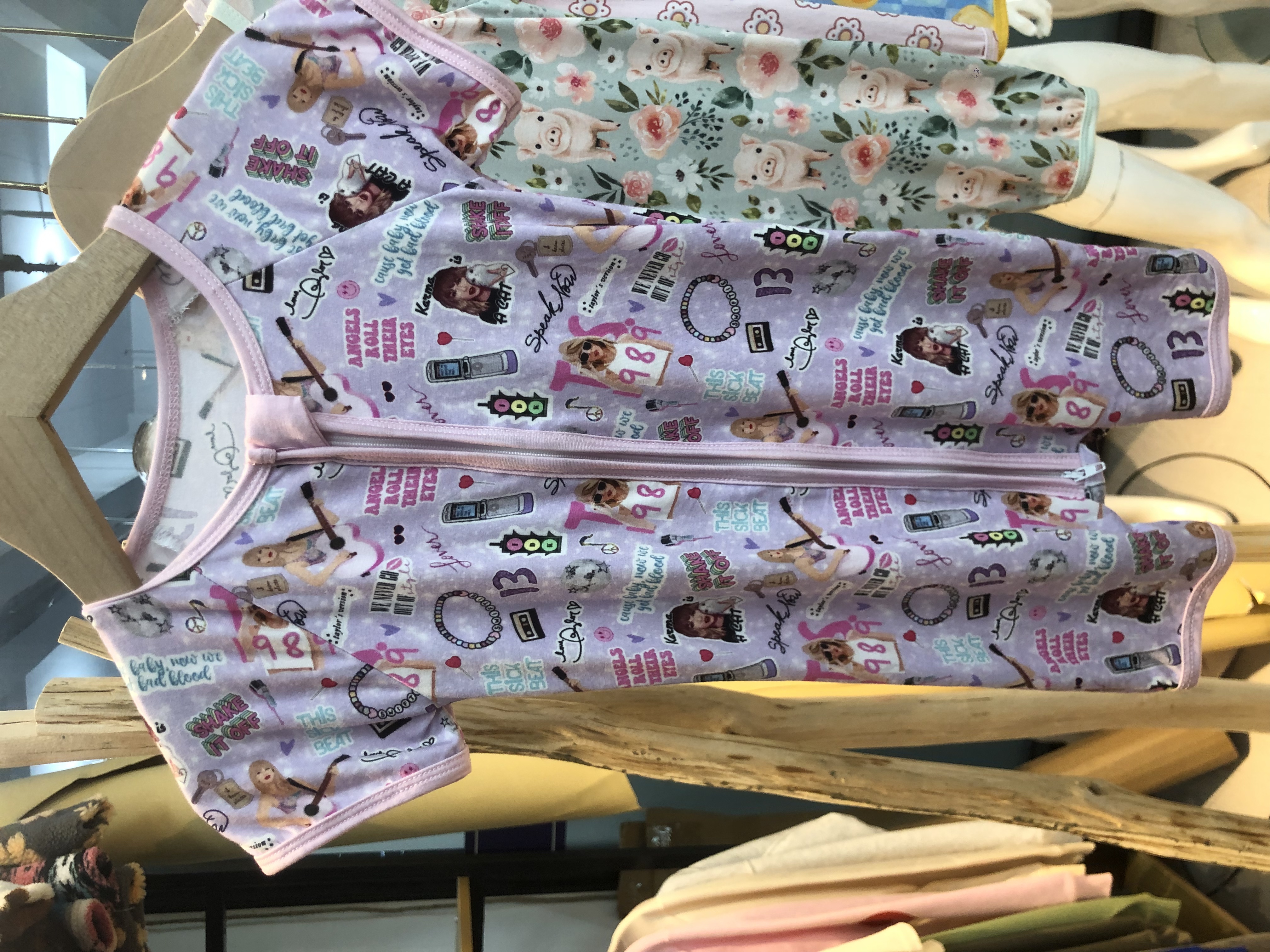 Children's Printed Short Sleeve Romper