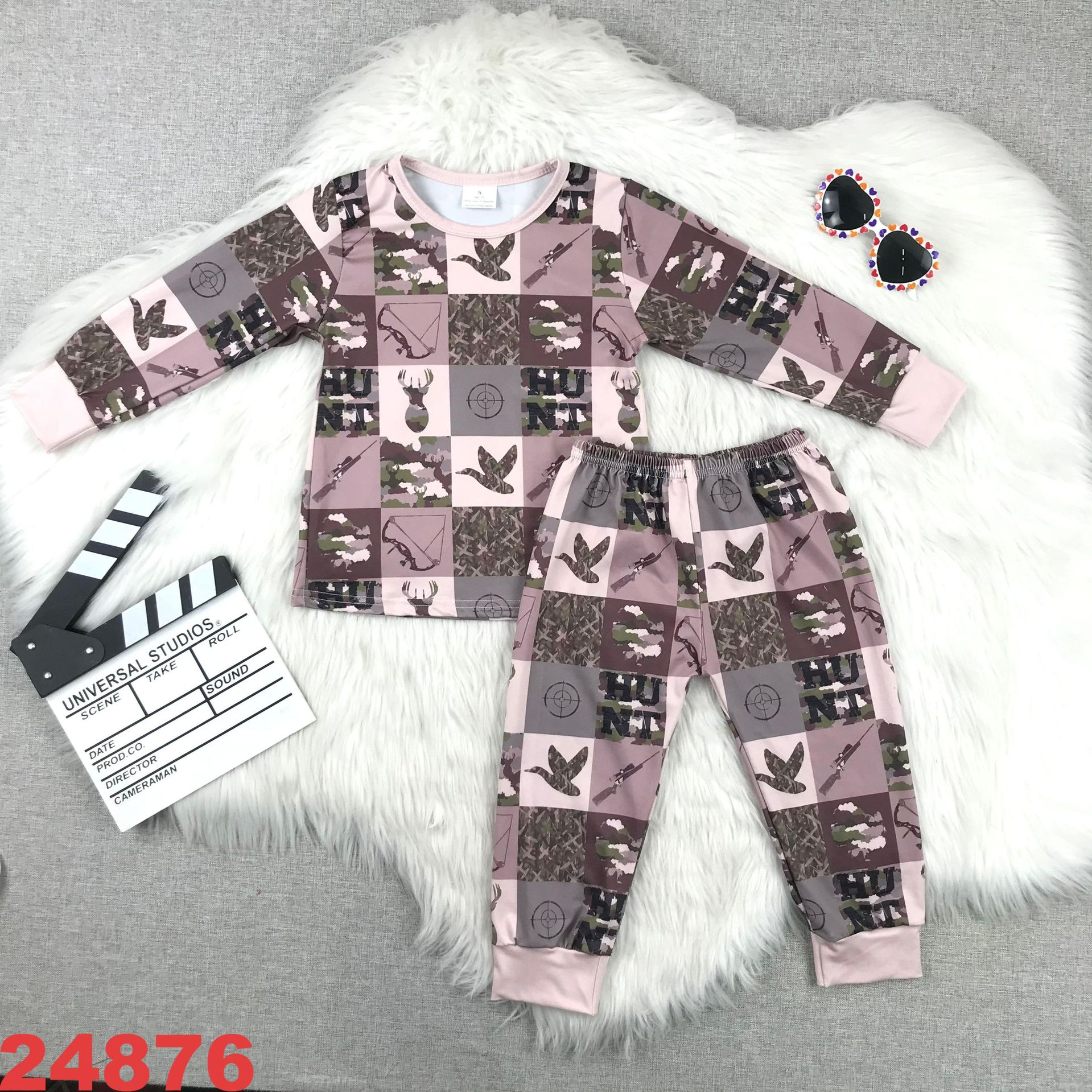 Kids' Camouflage Hunting Long Sleeve Outfit